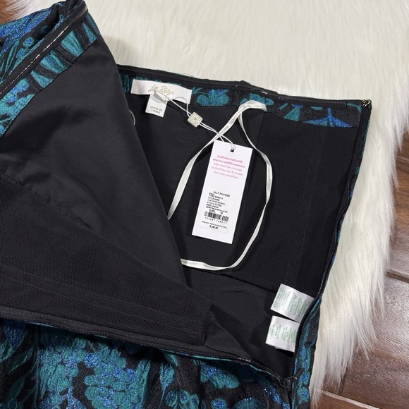 Lilly Pulitzer Women's Size 10 Lagoon Berry Brocade Camilo‎ Strapless Corset Top - Picture 5 of 10